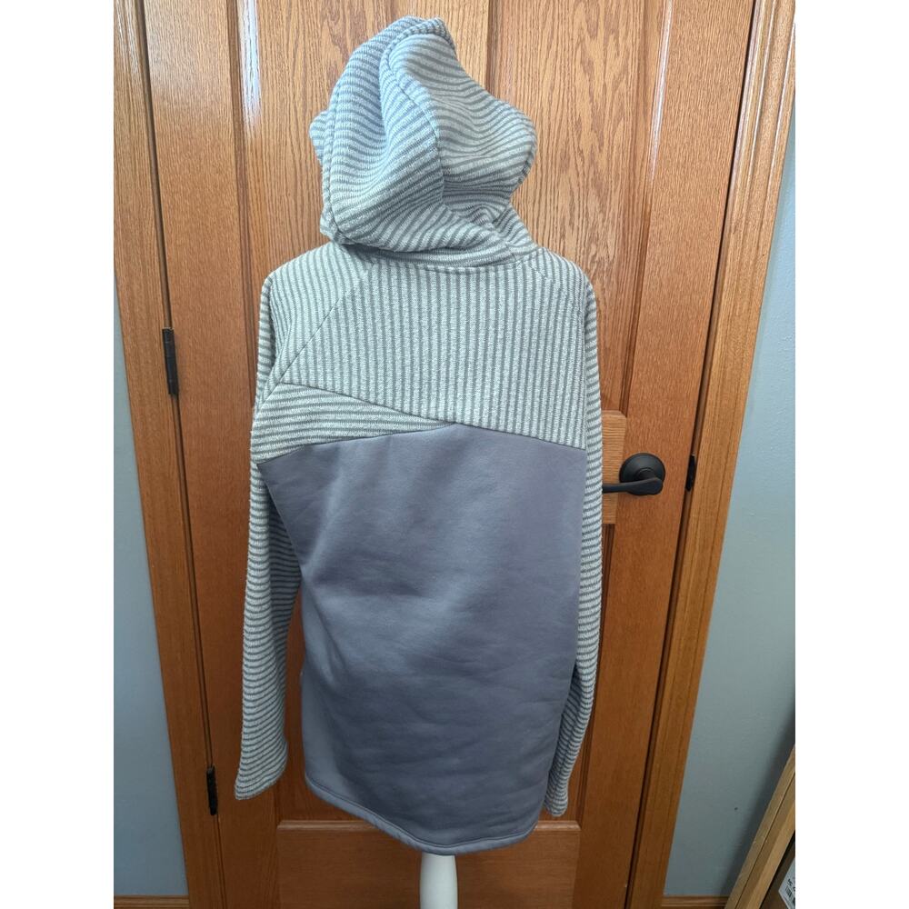 Avalanche Hooded Quater Zip Gray and White Size XL - Picture 6 of 8